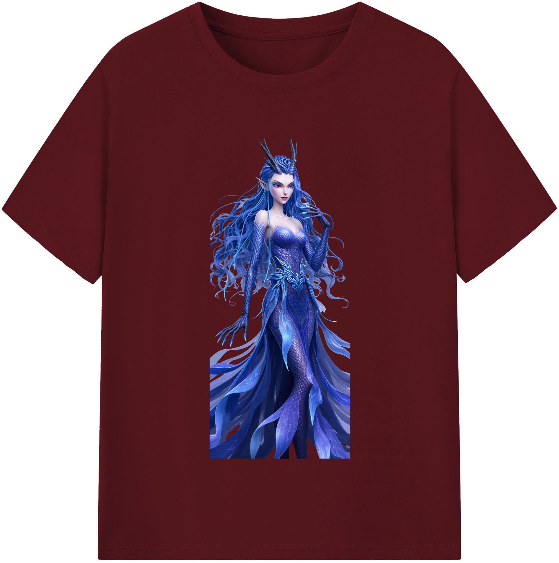 （画像用） Ne Zha 2 ナタ 魔童の大暴れ 綿100％半袖Tシャツ（フロントプリント）